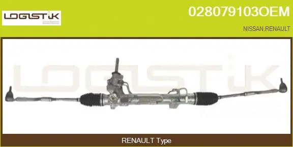 Crémaillère de direction LGK 028079103OEM
