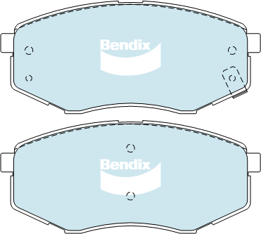Kit de plaquettes de frein, frein à disque BENDIX-SEA DB2072 GCT