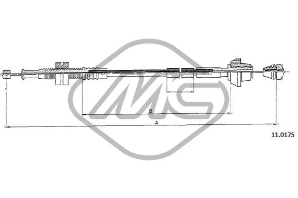 Câble d'accélération Metalcaucho 81910