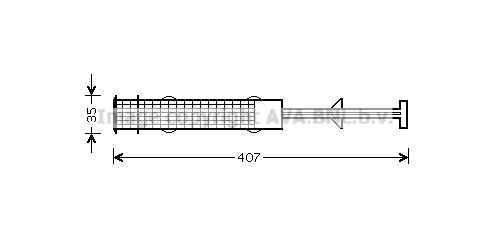 Filtre déshydratant, climatisation PRASCO BWD270