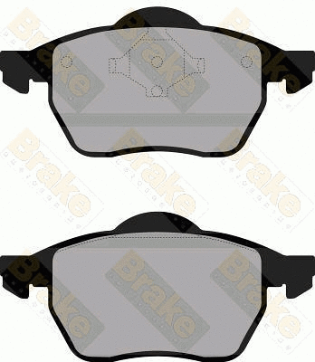 Kit de plaquettes de frein, frein à disque Brake ENGINEERING PA1207