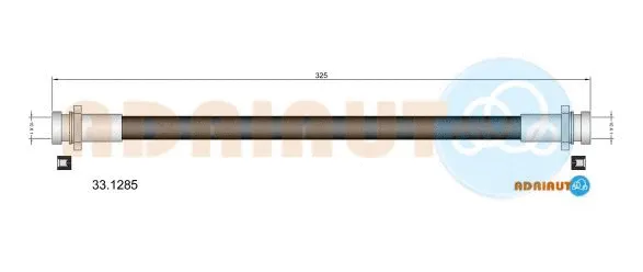 Flexible de frein ADRIAUTO 33.1285