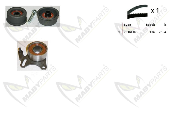 Kit de courroie crantée MABYPARTS OBK010399
