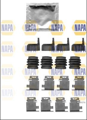 Kit d'accessoires, plaquette de frein à disque NAPA NFK1225