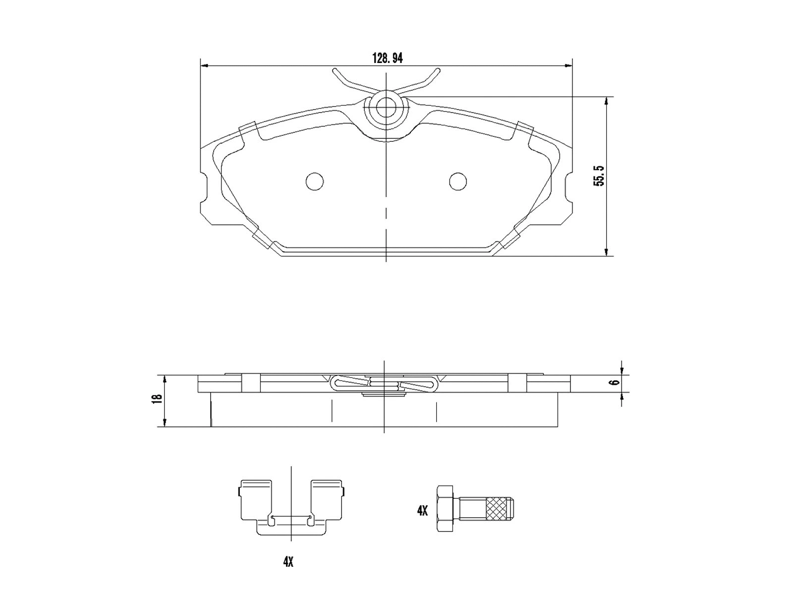 Kit de plaquettes de frein, frein à disque A.Z. Meisterteile AZMT-44-022-1092