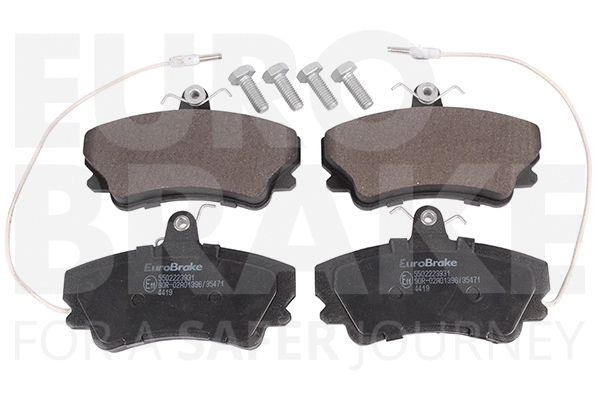 Kit de plaquettes de frein, frein à disque EUROBRAKE 5502223931
