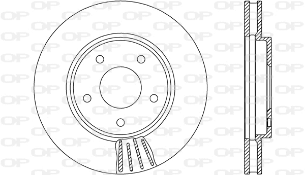 Disque de frein OPEN PARTS BDA2692.20