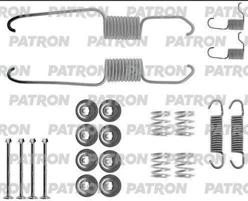 Kit d'accessoires, mâchoire de frein PATRON PSRK0188