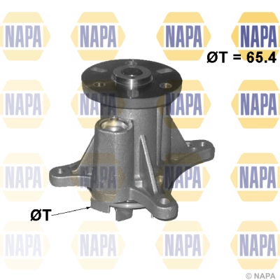 Pompe à eau, refroidissement du moteur NAPA NWP1148