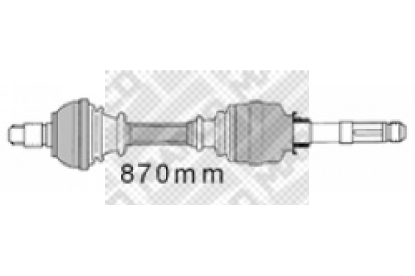 Arbre de transmission MAPCO 16421