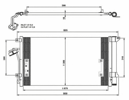 Condenseur, climatisation MTR 12133770