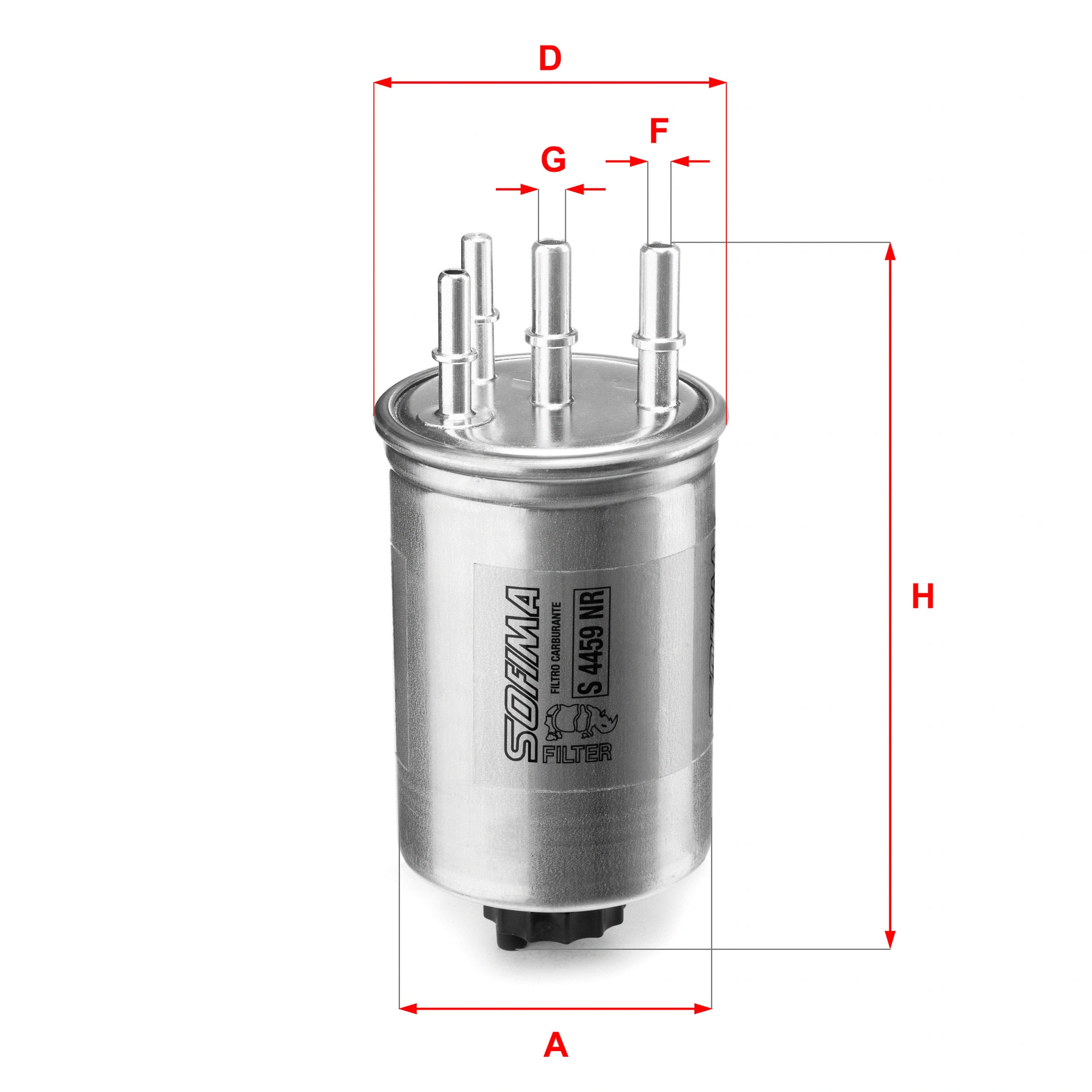 Filtre à carburant SOFIMA S 4459 NR