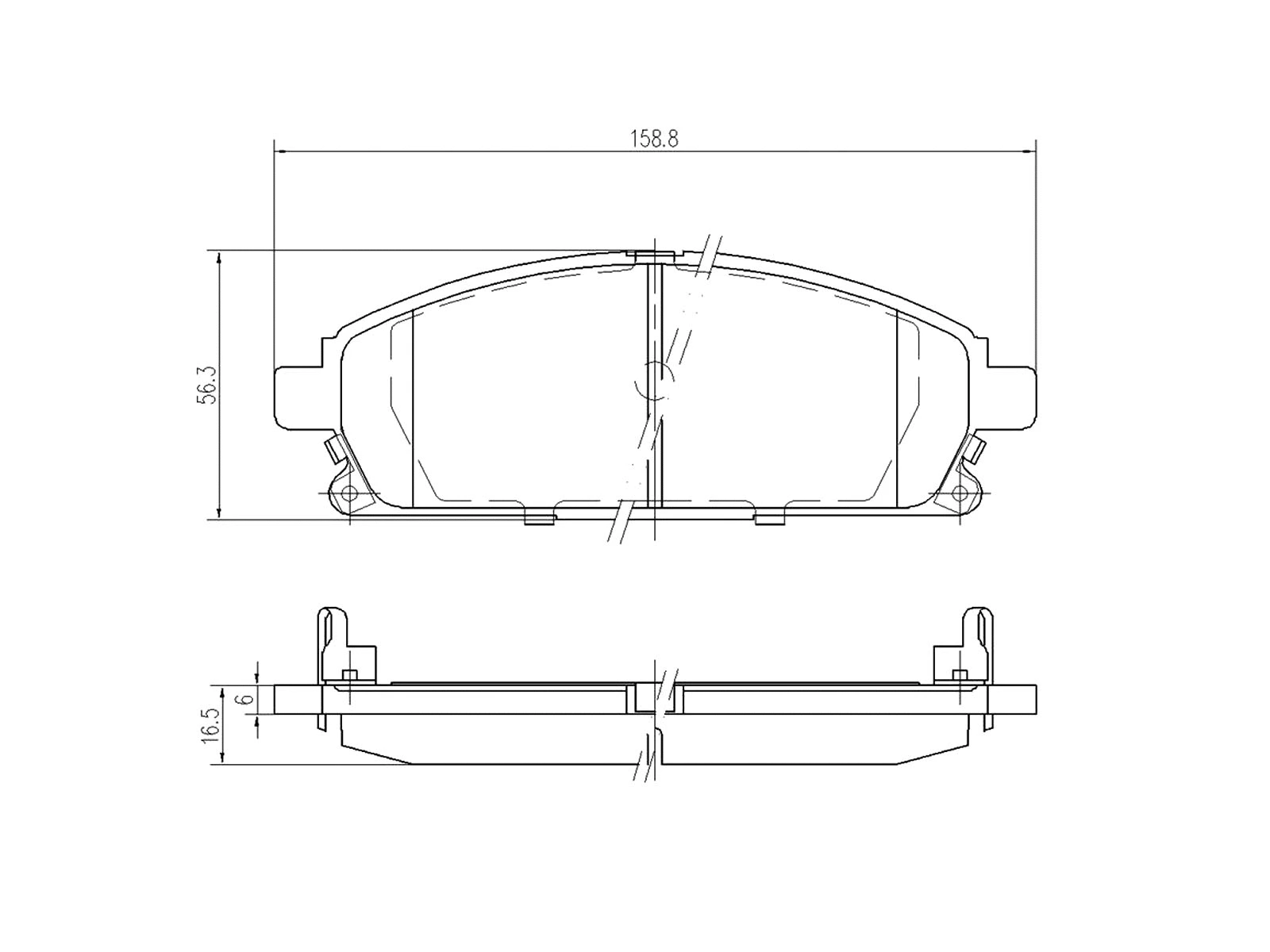 Kit de plaquettes de frein, frein à disque A.Z. Meisterteile AZMT-44-022-1043