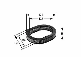 Filtre à air CLEAN FILTERS MA1038