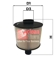 Filtre à carburant CLEAN FILTERS MG3611