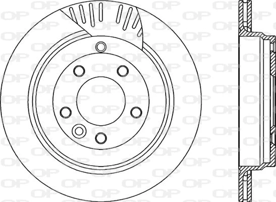 Disque de frein OPEN PARTS BDR2256.20