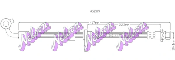Flexible de frein KAWE H5289