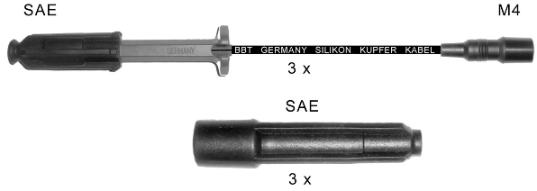 Kit de câbles d'allumage BBT ZK0428