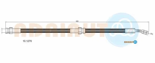 Flexible de frein ADRIAUTO 10.1270