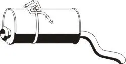 Silencieux arrière VEGAZ GmbH PGS-193ERNS