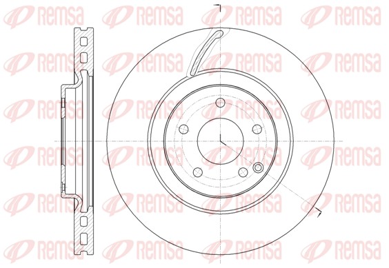 Disque de frein REMSA 61525.10