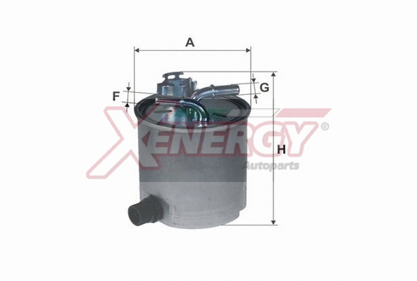 Filtre à carburant AP XENERGY X1599805