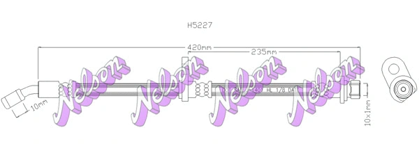 Flexible de frein KAWE H5227