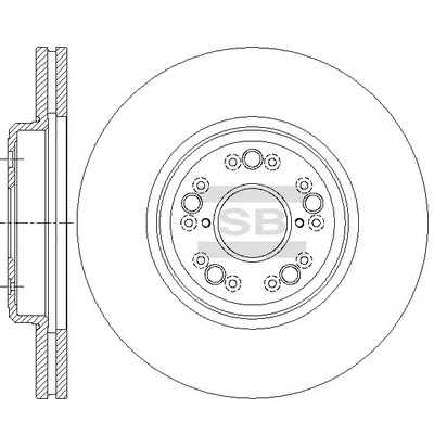 Disque de frein Hi-Q SD4657