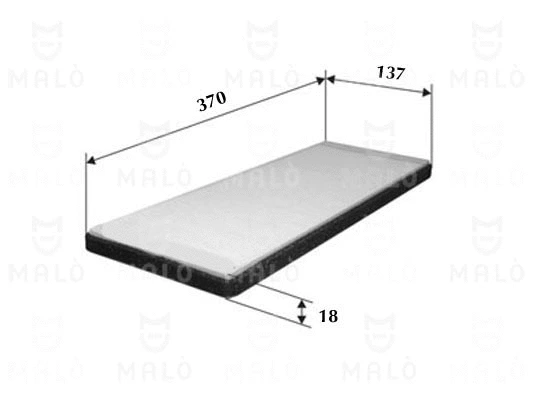 Filtre, air de l'habitacle AKRON-MALÒ 1530231