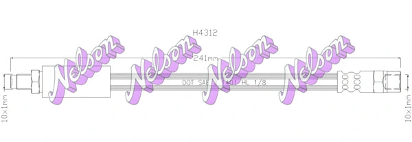 Flexible de frein KAWE H4312
