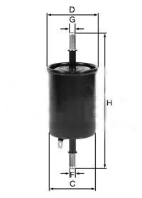 Filtre à carburant UNIFLUX FILTERS XB311