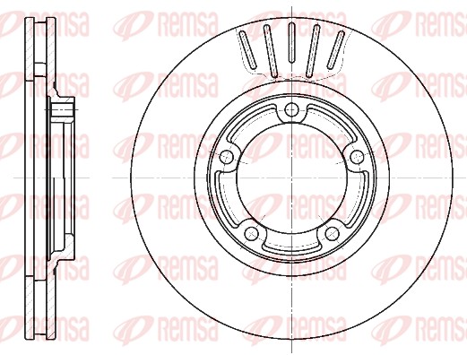 Disque de frein REMSA 6794.10
