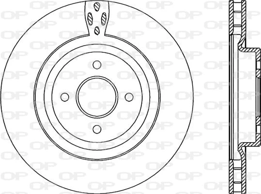 Disque de frein OPEN PARTS BDA2225.20