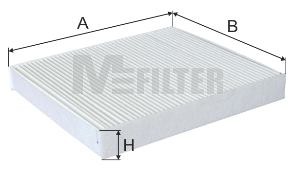 Filtre, air de l'habitacle MFILTER K 984