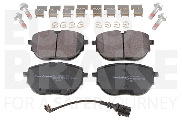 Kit de plaquettes de frein, frein à disque EUROBRAKE 55022247159