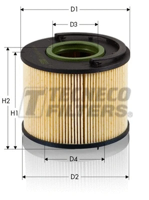 Filtre à carburant TECNECO FILTERS GS011045E