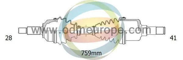 Arbre de transmission 4X4 ESTANFI EST-18-161090