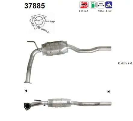 Catalyseur AS 37885