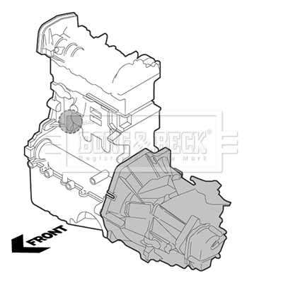 Support moteur BORG & BECK BEM3110