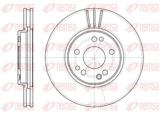Disque de frein REMSA 6344.10