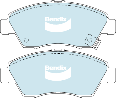 Kit de plaquettes de frein, frein à disque BENDIX-SEA DB1286 4WD