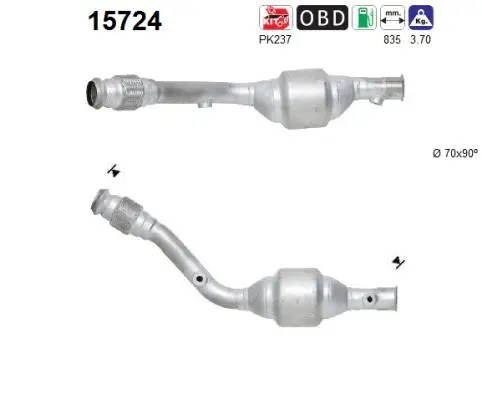 Catalyseur AS 15724