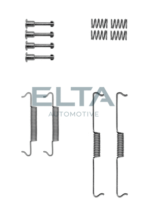 Kit d'accessoires, mâchoires de frein de stationnement ELTA AUTOMOTIVE EA8054