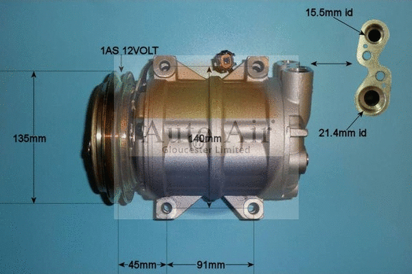 Compresseur, climatisation AUTO AIR GLOUCESTER 14-1108