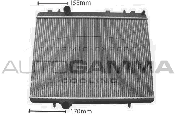 Radiateur, refroidissement du moteur AUTOGAMMA 107755
