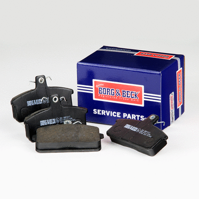 Kit de plaquettes de frein, frein à disque BORG & BECK BBP1017