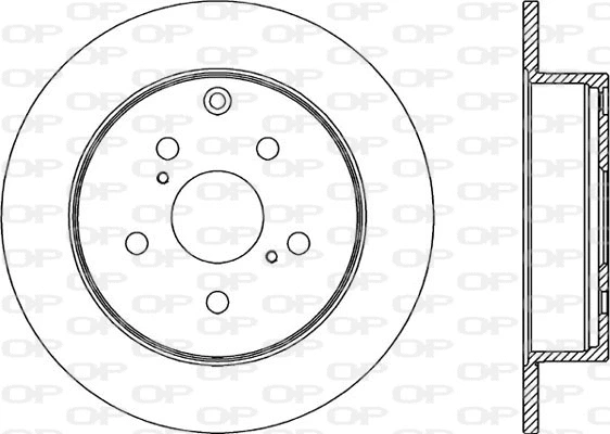Disque de frein OPEN PARTS BDA2340.10
