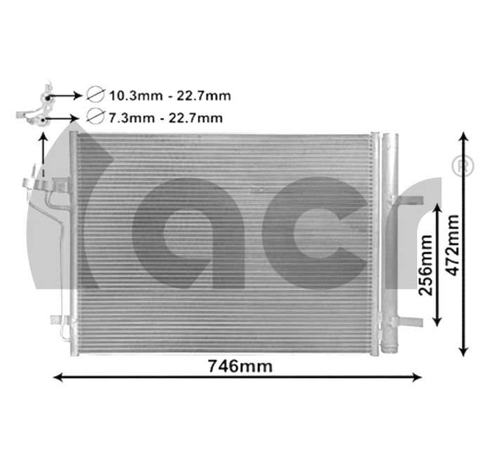 Condenseur, climatisation ACR 300779