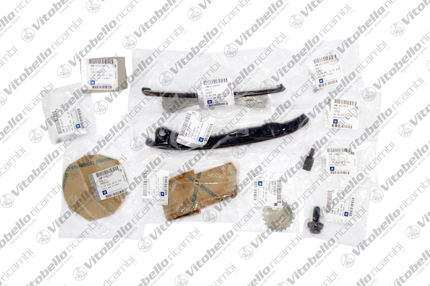 Kit de distribution par chaîne Vitobello Ricambi 1001216NO
