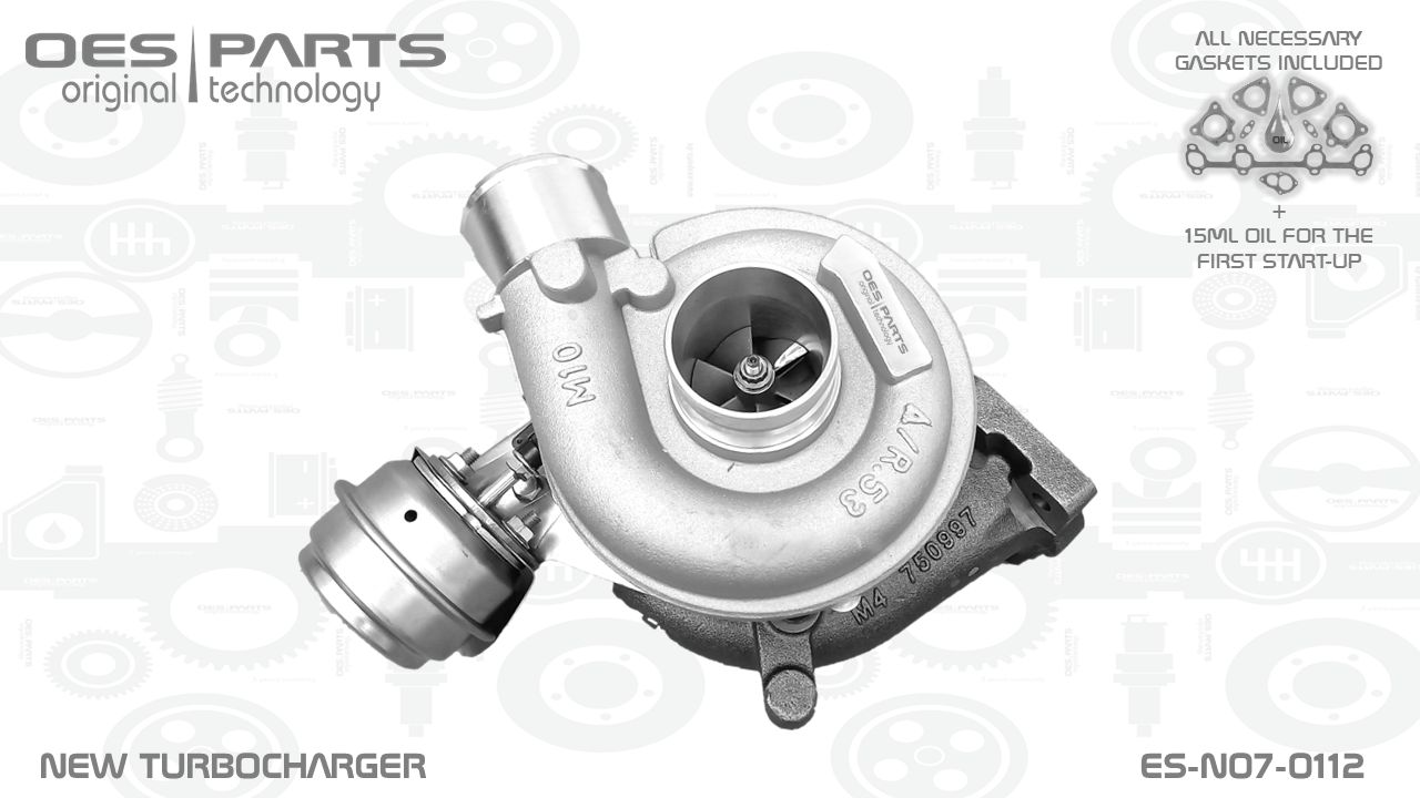Turbocompresseur, suralimentation OES PARTS ES-N07-0112